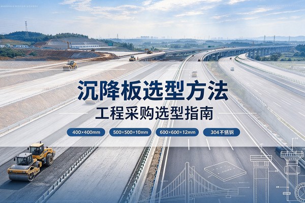 英德沉降板选择方法